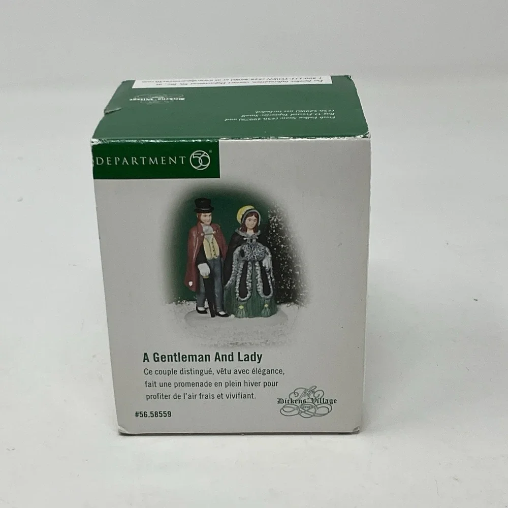 Dept 56 Dickens Village A Gentleman And Lady Christmas 56.58559